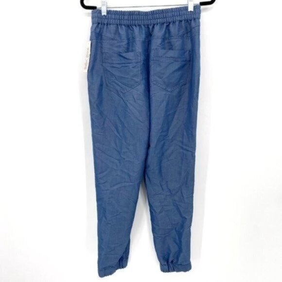 Nanette Lepore Spring Fling Chambray Tencel Travel Lightweight 2 Jogger Pant NWT - Picture 5 of 8